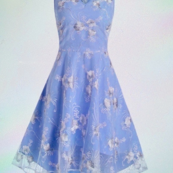 No  sleeve floral dress - Picture 1 of 1